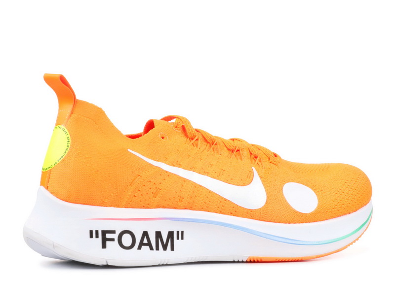 Authentic OFF-WHITE x Nike Zoom Fly Mercurial Orange